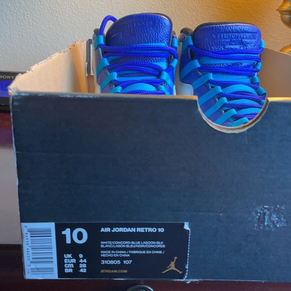 Air Jordan Retro 10 Charlotte size 10 - Picture 6 of 6